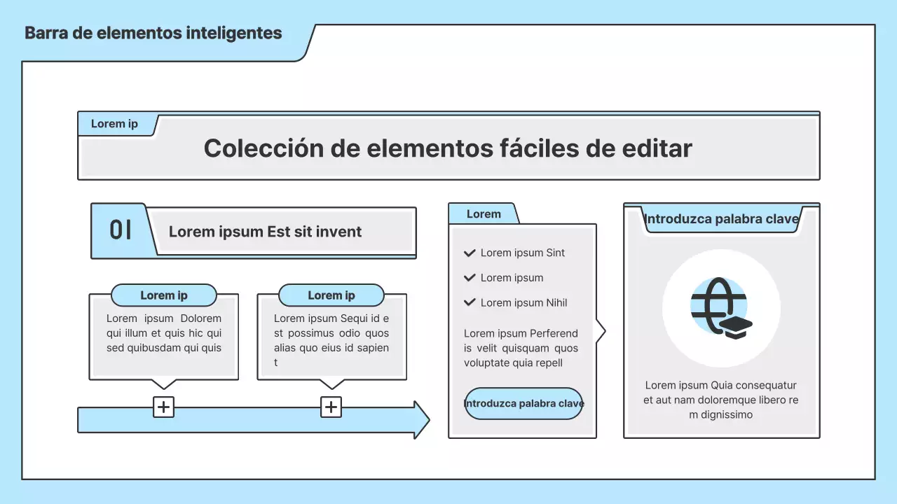 Una propuesta política con una ilustración limpia en azul claro y forma de punto índice.
