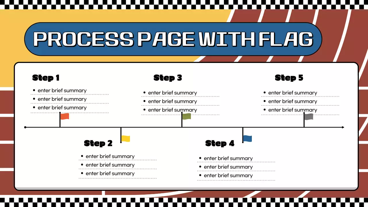 레드 레트로 골 프레젠테이션