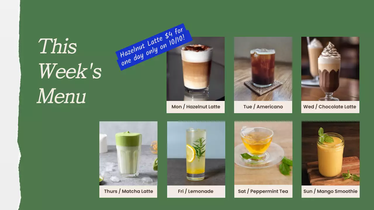 Green Simple Shop Template Presentation