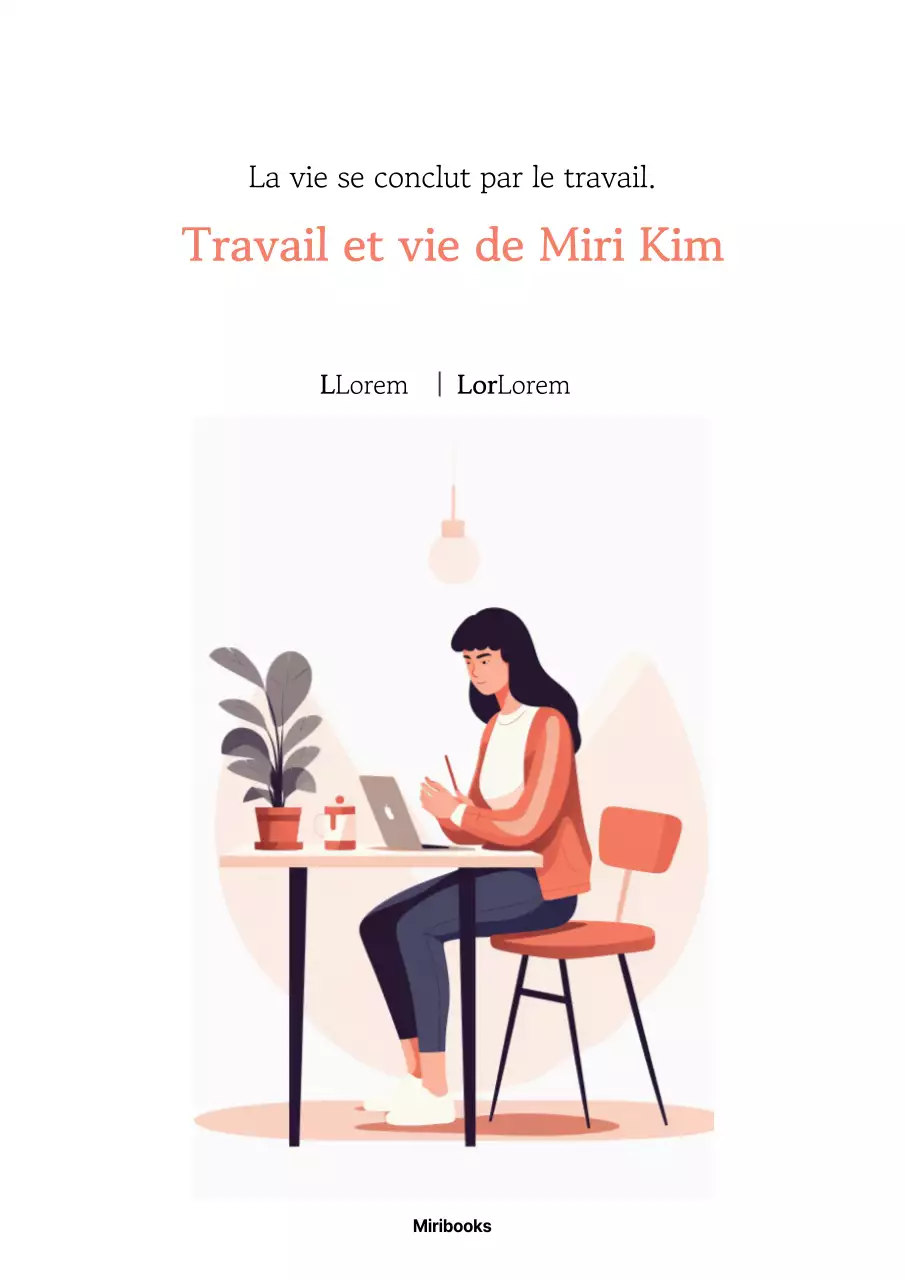 Une histoire simple sur le mode de vie avec des illustrations sur fond blanc