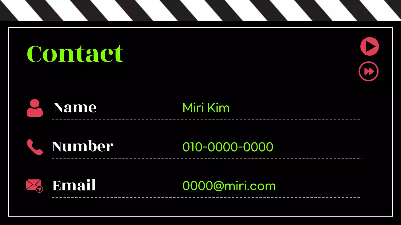 Black & Neon trendy Channel Content Plan proposal