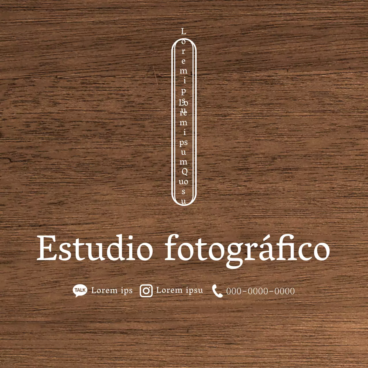 Emotivo diseño de estudio fotográfico con líneas rectangulares blancas y redondeadas