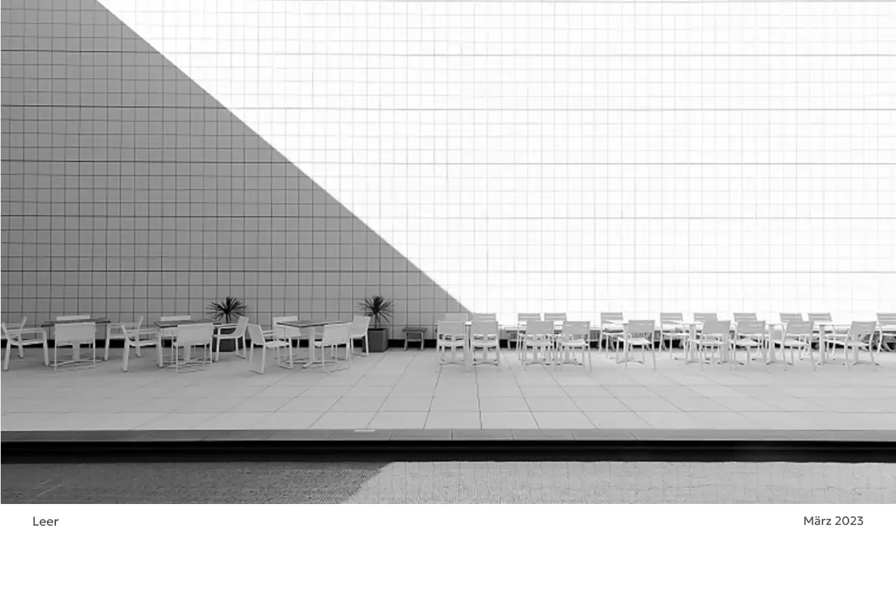 Ein Fotokalender mit klarem, urbanem Charakter