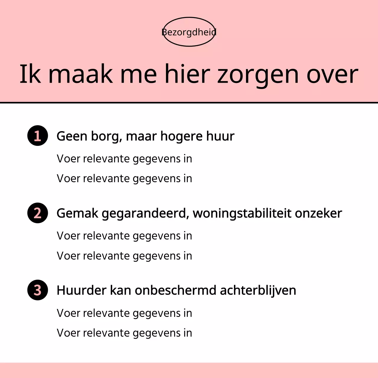 Trendy onroerend goed advertenties in rood en mint