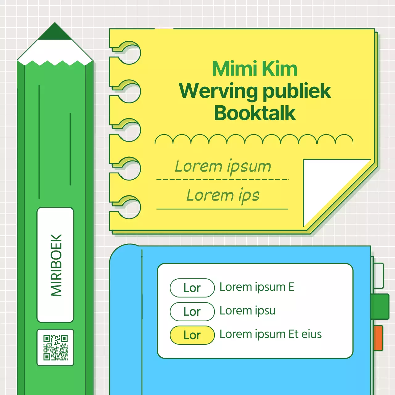 Bouw je publiek op voor boekbesprekingen met een kleurrijke, geïllustreerde stijl