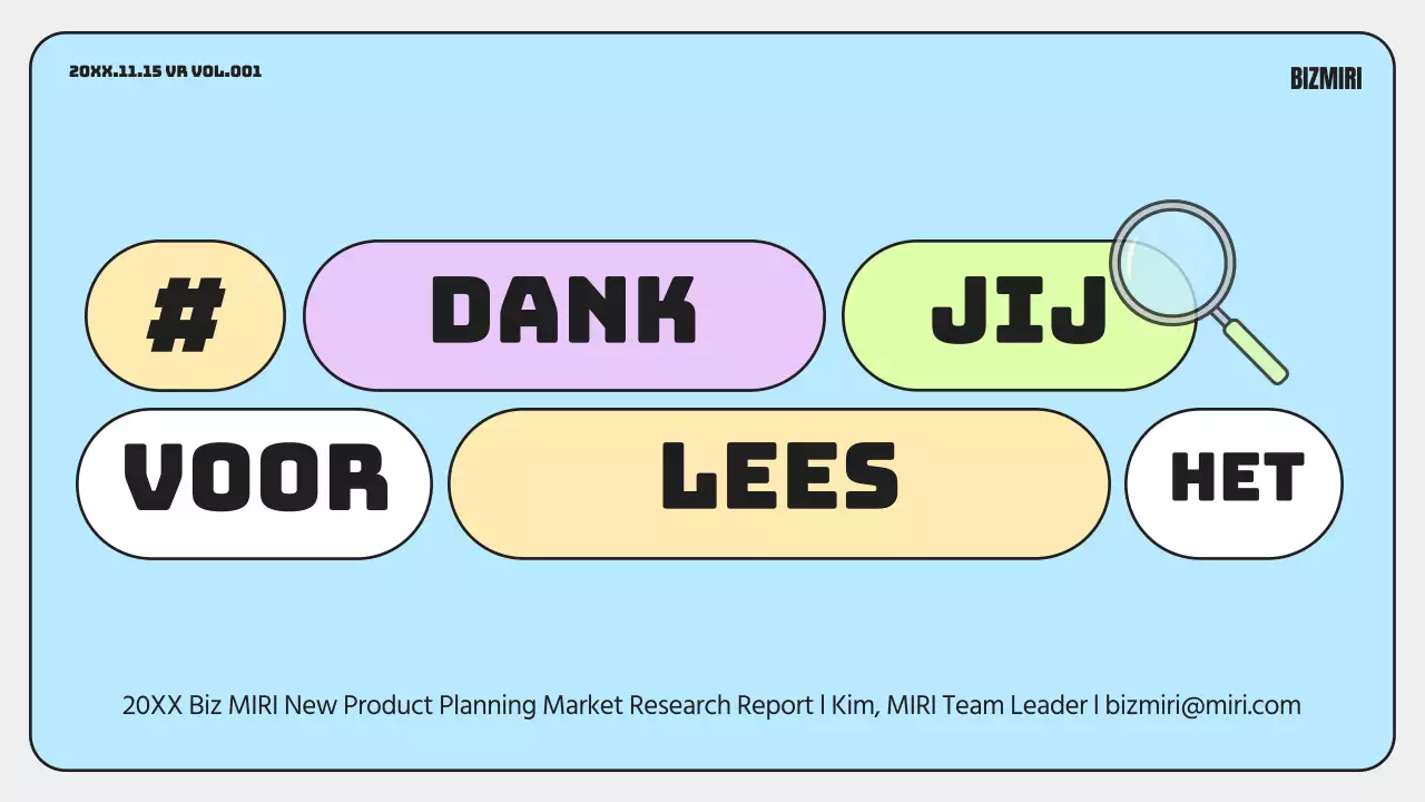 Eenvoudige, regenboogkleurige marktonderzoeksrapporten