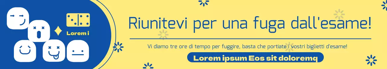 Evento di sconto Escape the Room SATs con simpatici personaggi