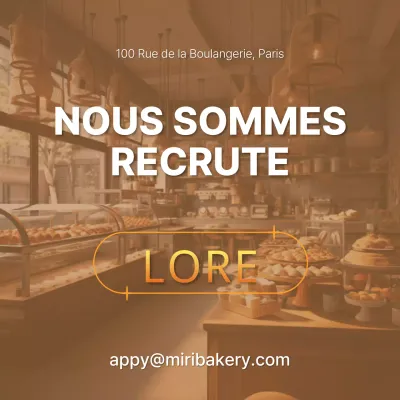 Brune, chaleureuse, la boulangerie fait vibrer le personnel poste V2