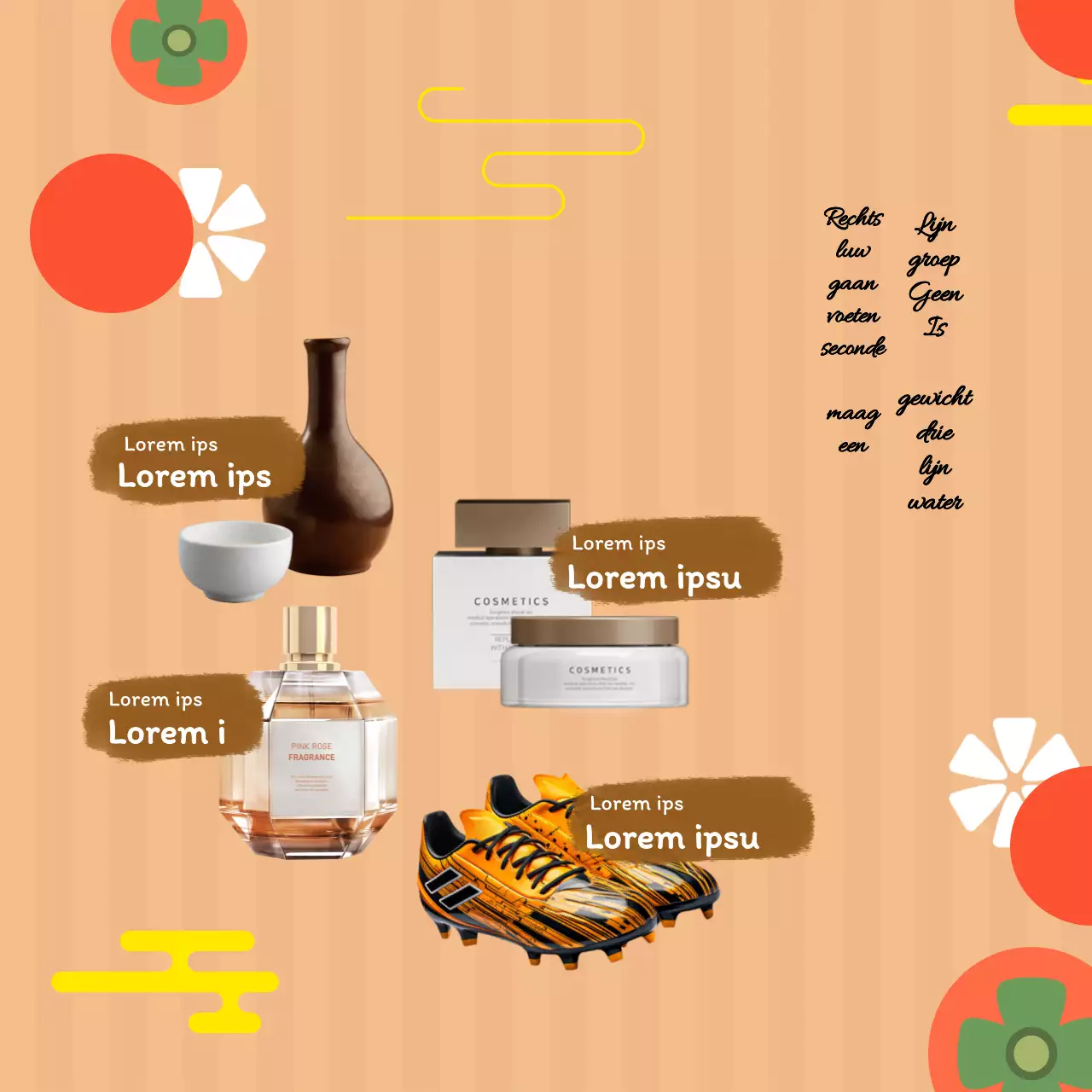 Familievriendelijke geschenksets in levendige vakantiekleuren