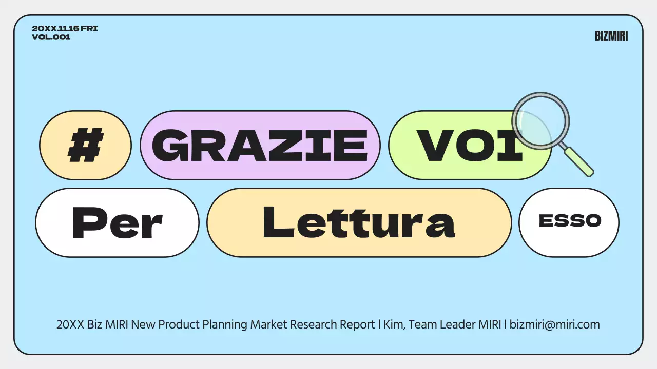 Rapporti di ricerca di mercato semplici e colorati come l'arcobaleno