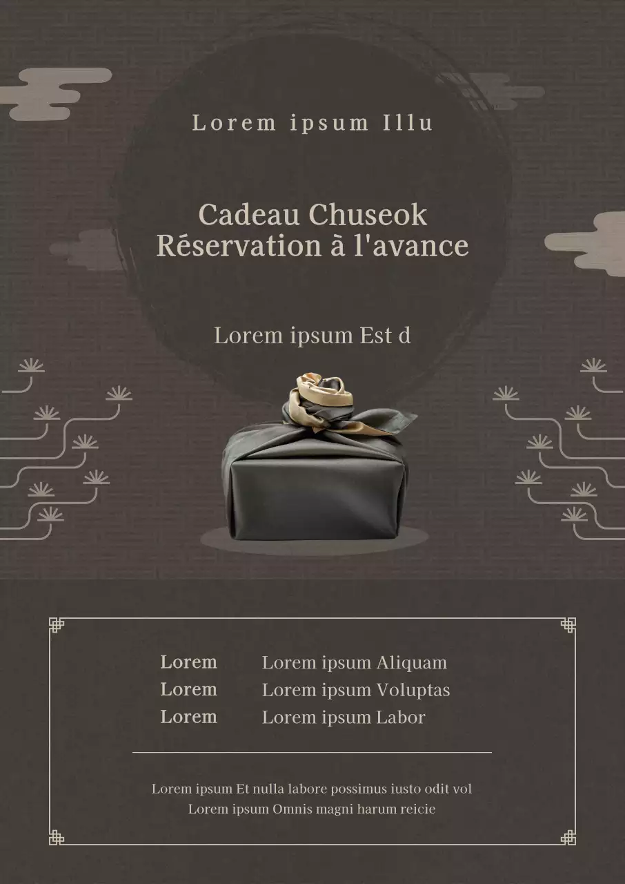 Commander à l'avance des cadeaux de Noël avec une touche brune et traditionnelle