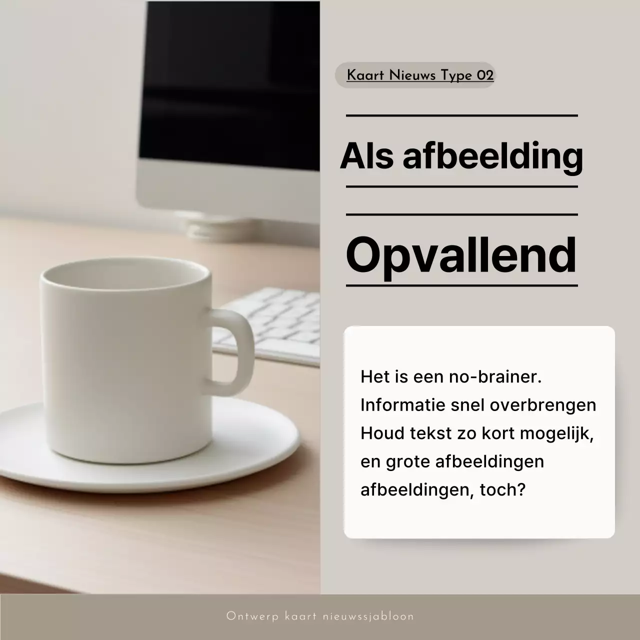 Eenvoudig groen en wit fotolijstje voorstel