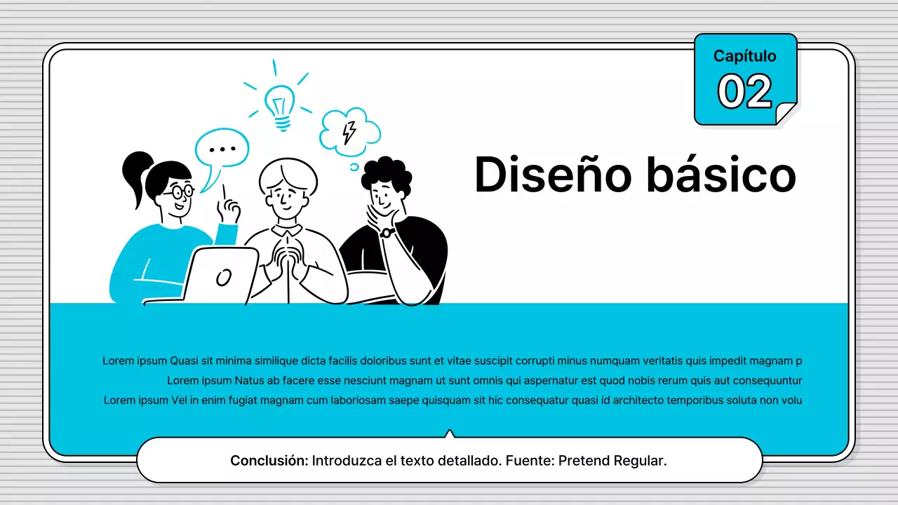 El estilo de ilustración empresarial básico y fácil de editar de Blue