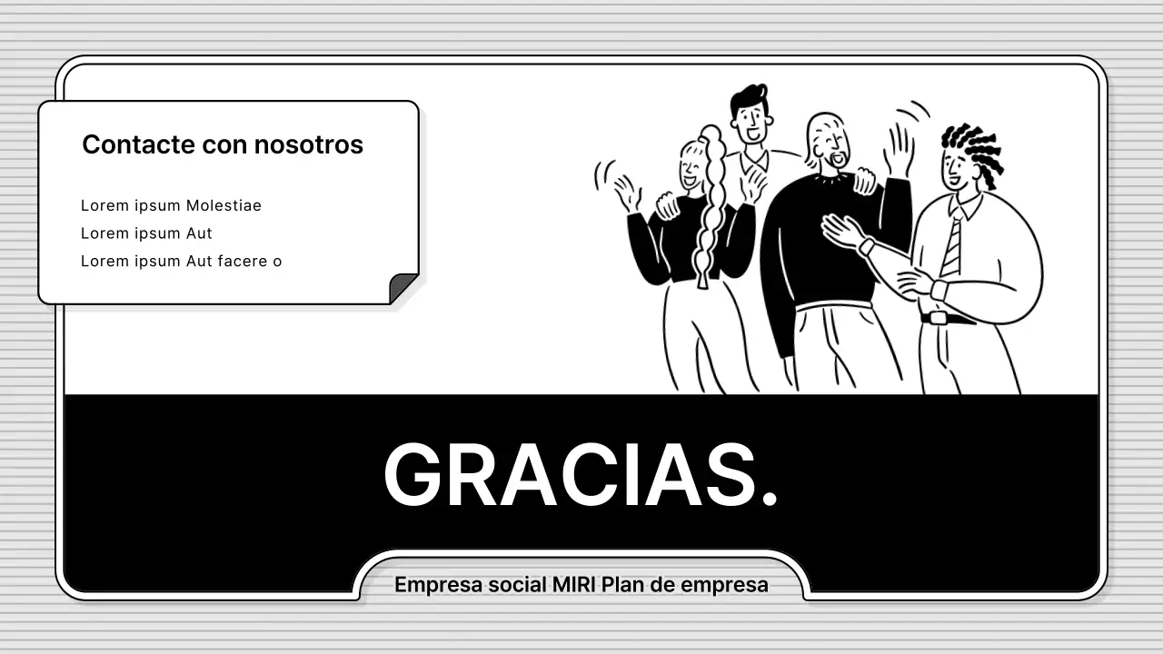 Blanco y negro, fácil de editar, estilo básico de ilustración empresarial