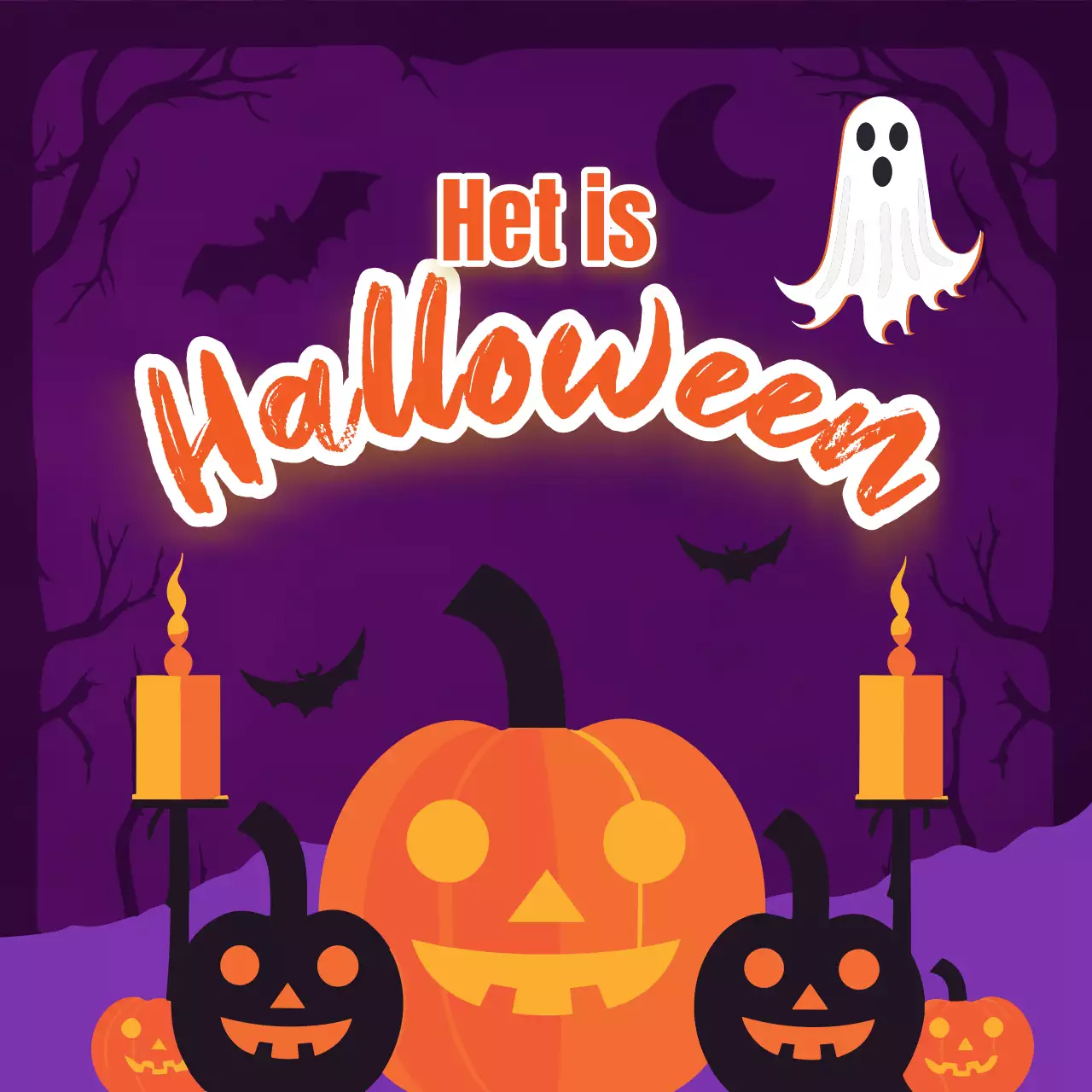 Fantasy Halloween Decor in oranje en zwart