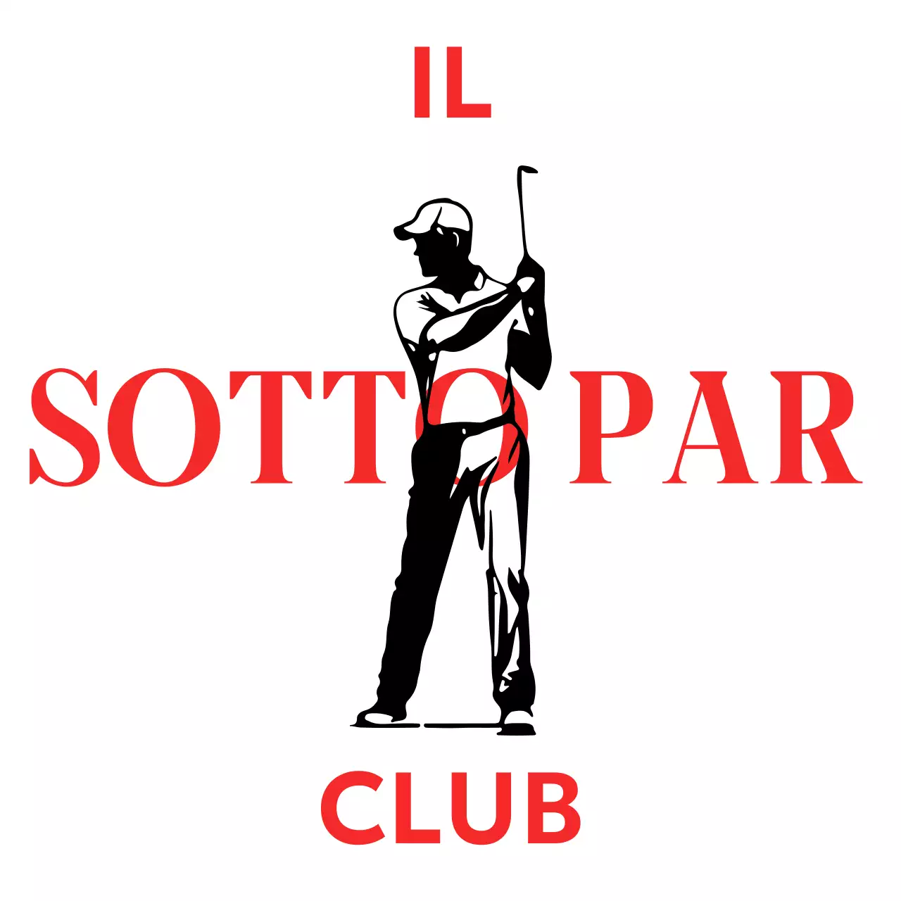 Un design audace ed elegante di palline da golf con accenti rossi