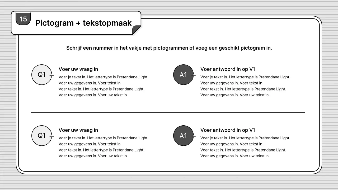 Zwart-wit, eenvoudig te bewerken, zakelijke basisillustratiestijl