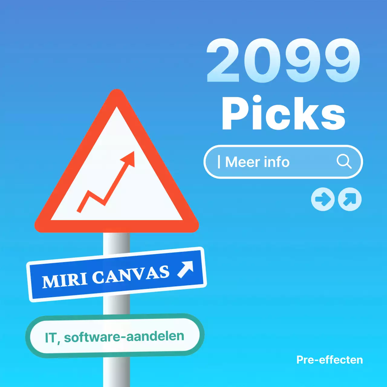 Blue's eenvoudige aandelenpluk post