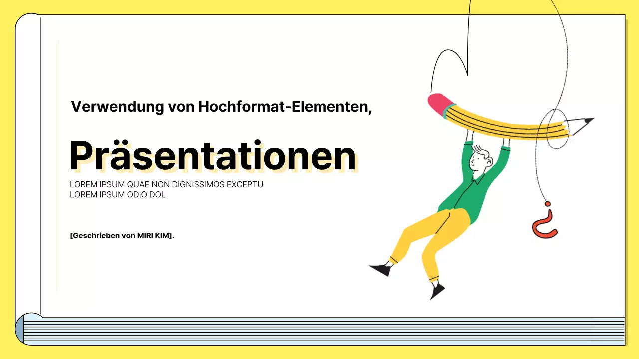 Konzeptvorschläge illustriert durch niedliche Elo-Pastellfiguren