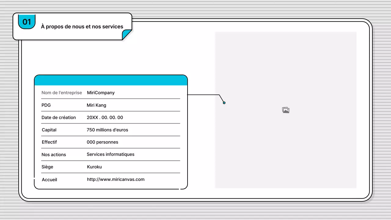 Le style d'illustration de base de Blue, facile à éditer, pour les entreprises