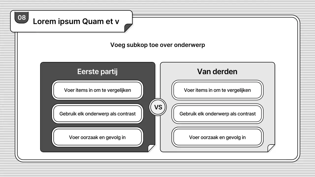 Zwart-wit, eenvoudig te bewerken, zakelijke basisillustratiestijl