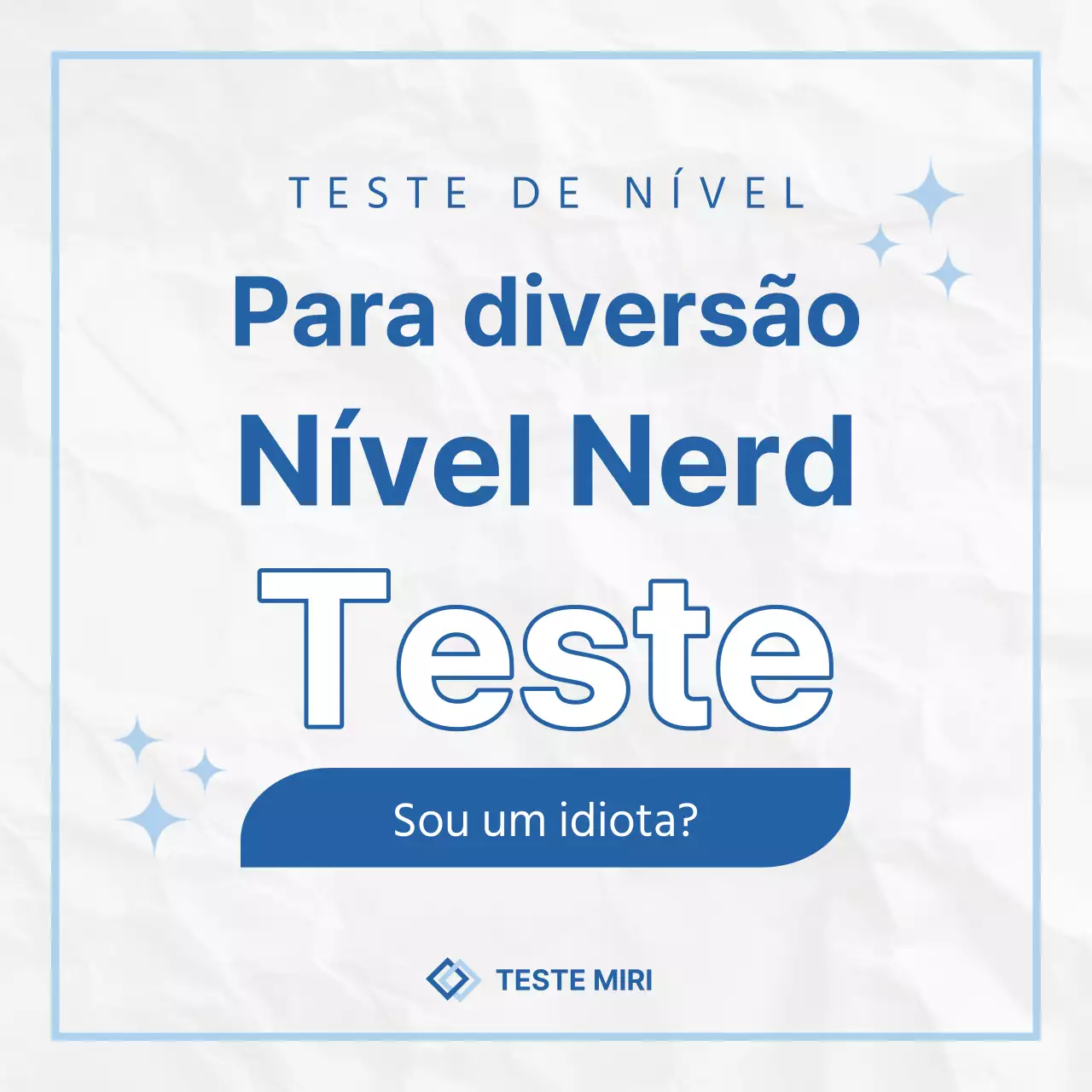 Um inquérito pitoresco em azul e branco