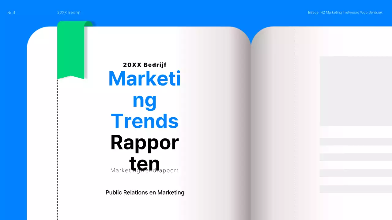 Kitscherig Generation MZ marketingtrendsrapport in blauw en mint