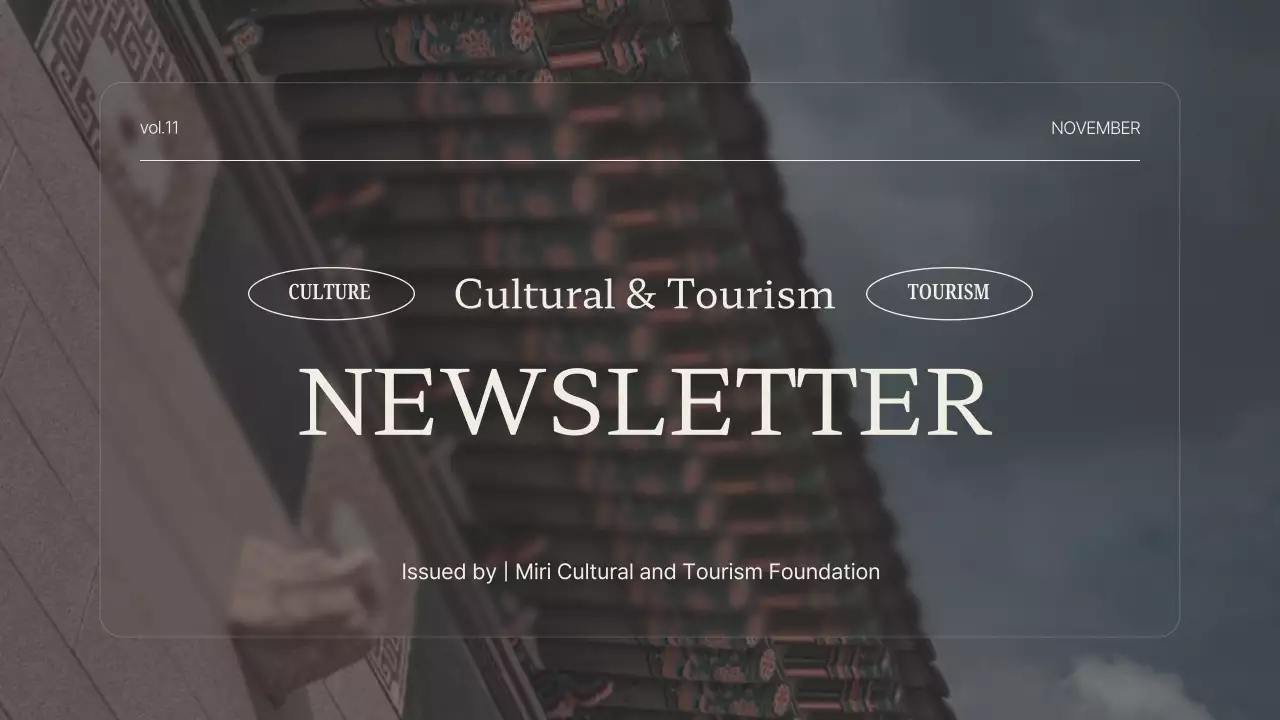 Beige Classic Culture Newsletter Presentation