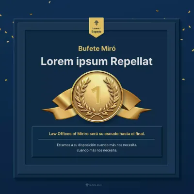 Promover los premios de lujo azul-amarillo