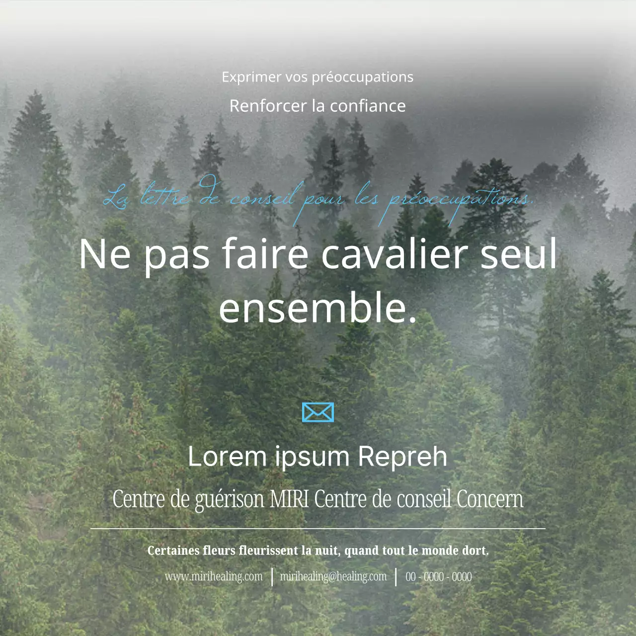 Un service d'assistance téléphonique moderne et minimaliste en bleu clair et blanc.