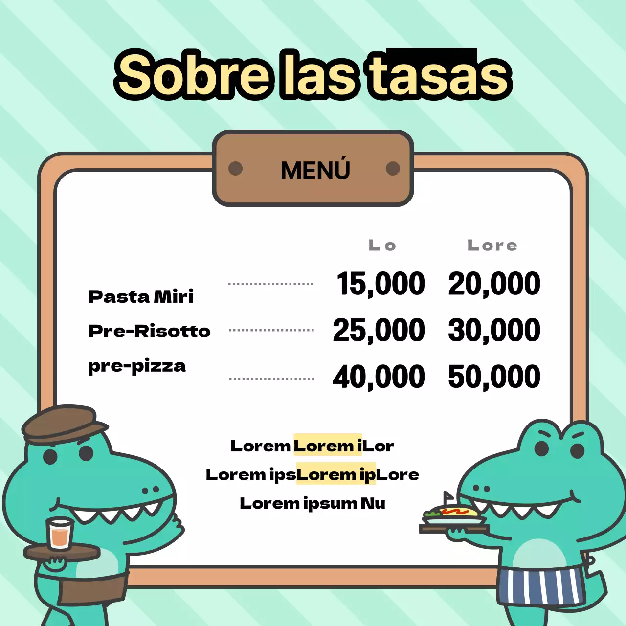 Anuncios de Argo, un personaje kitsch con fondo de menta