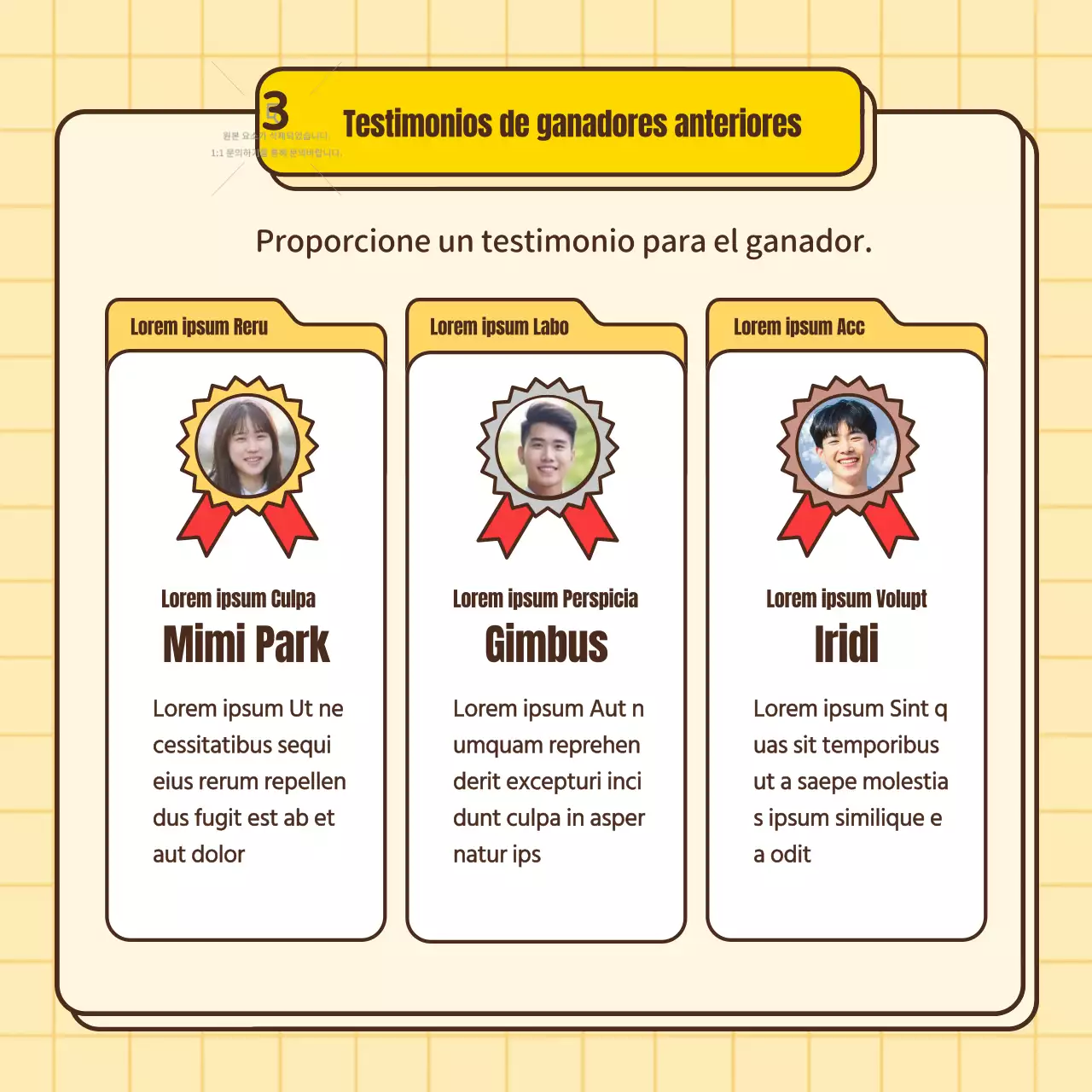 Una guía para hacer estallar las listas de concursos en amarillo