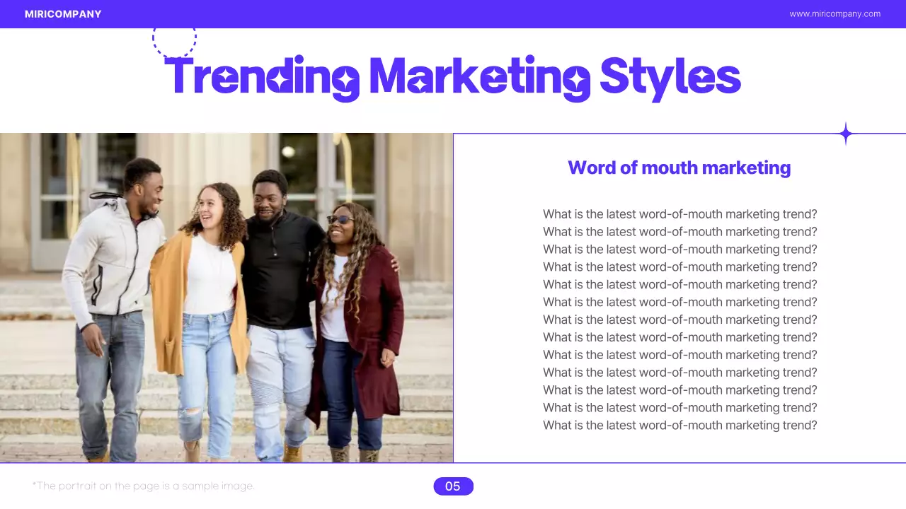 Blue Trendy Business Report Presentation