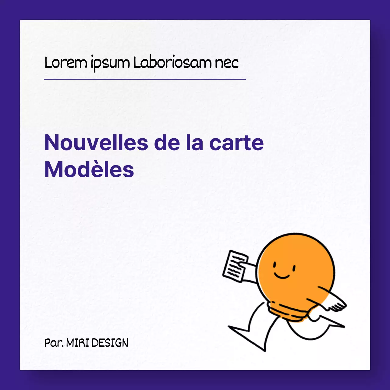 Un guide marketing pour des cadres photo simples en violet et orange