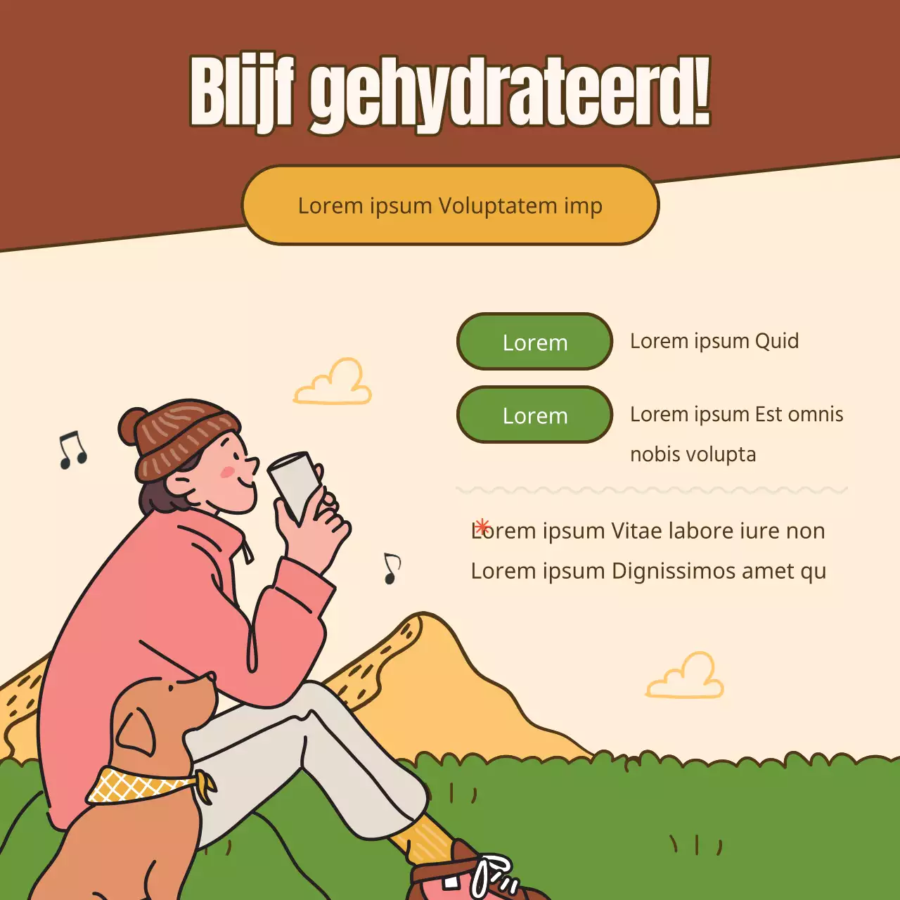 Een gids voor moderne herfstwandelingen in bruin en groen