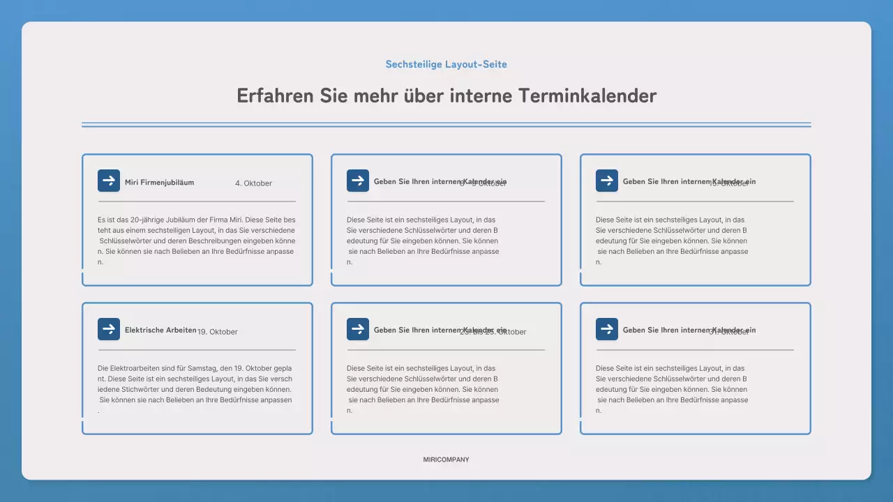 Bewerben Sie Ihren Newsletter mit einem einfachen Brief in Blau und Marineblau