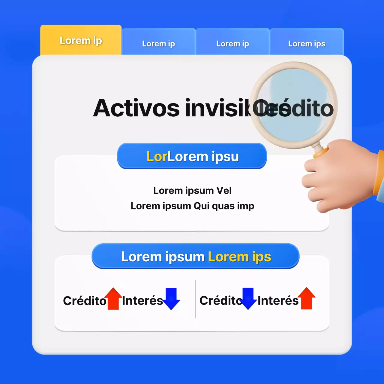 Promover la sencilla aplicación fintech de gestión del crédito de Blue