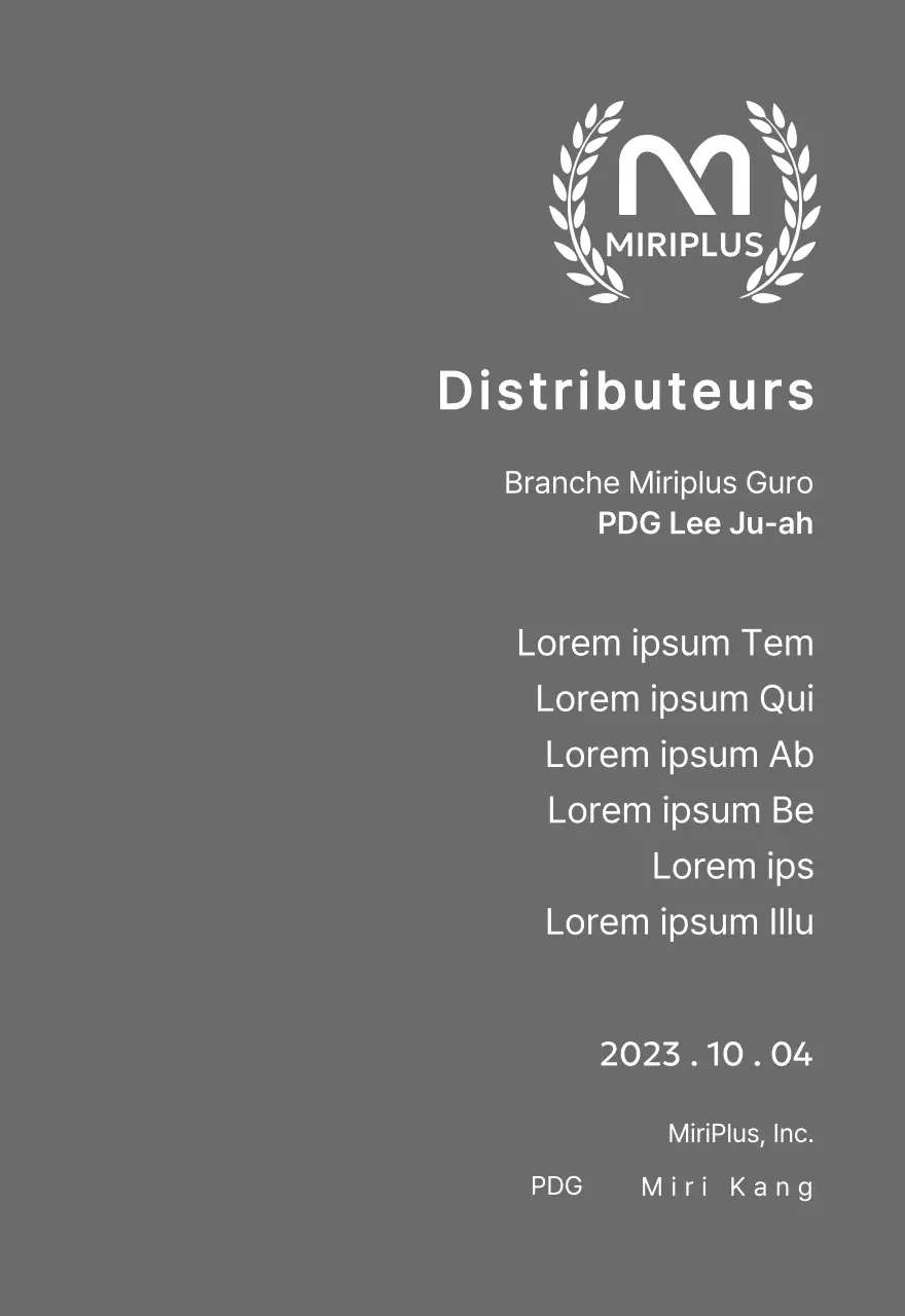 Plaque de mérite avec logo de la marque et couronne de laurier dans le cadre du concept "Outstanding Dealer Award".