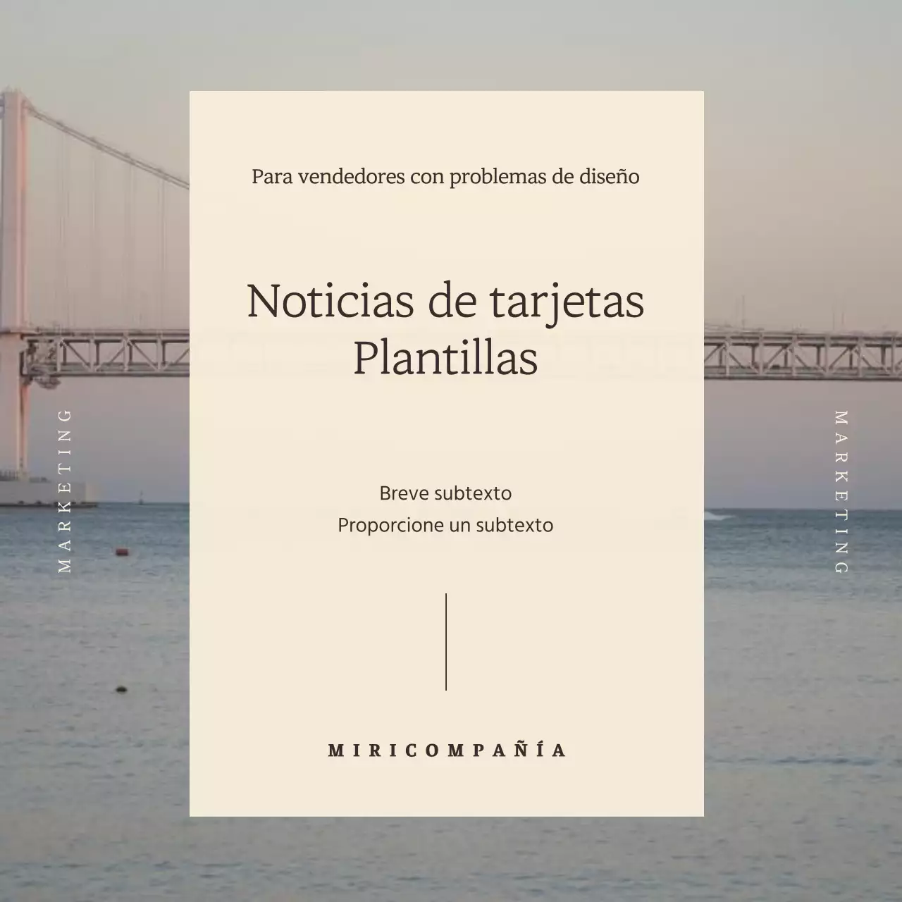 Informes de plantillas de marketing sencillas y fáciles de usar en marfil