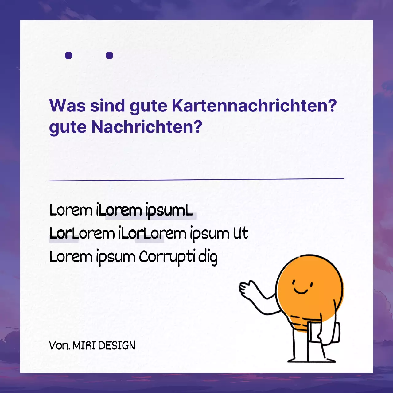 Ein Marketing-Leitfaden für einfache Fotorahmen in Lila und Orange
