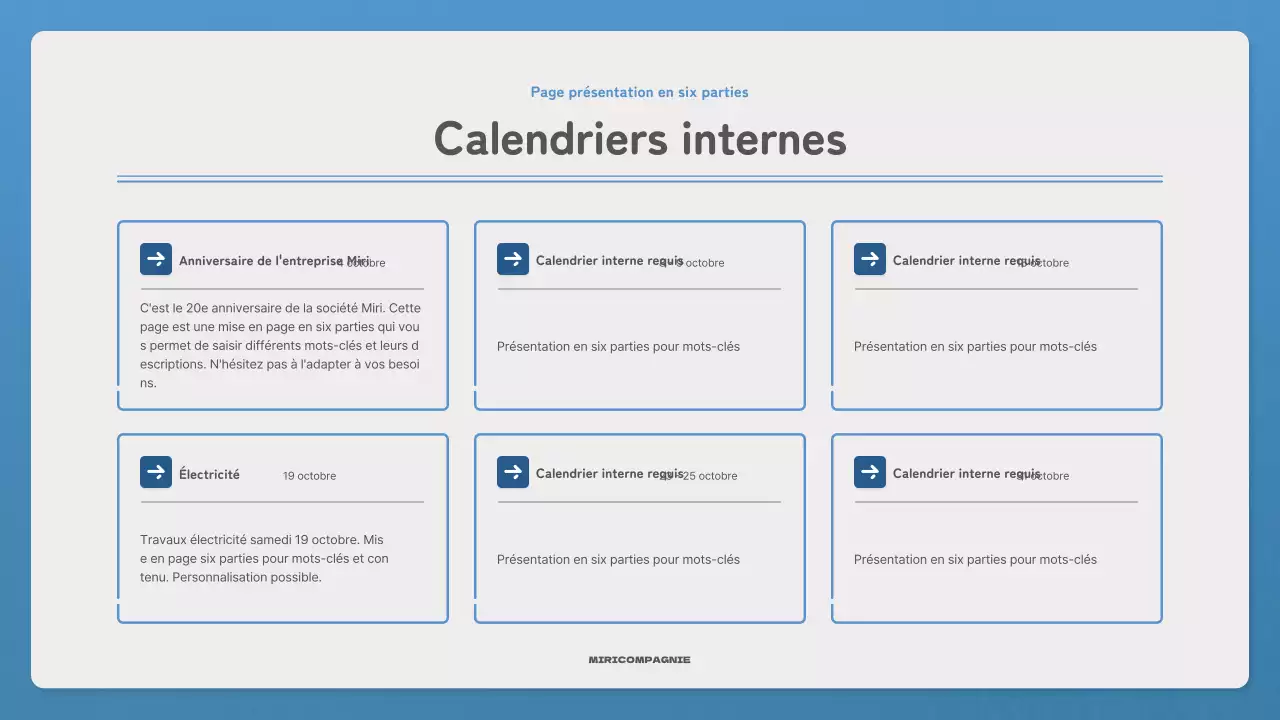 Faites la promotion de votre lettre d'information avec une lettre simple en bleu et bleu marine