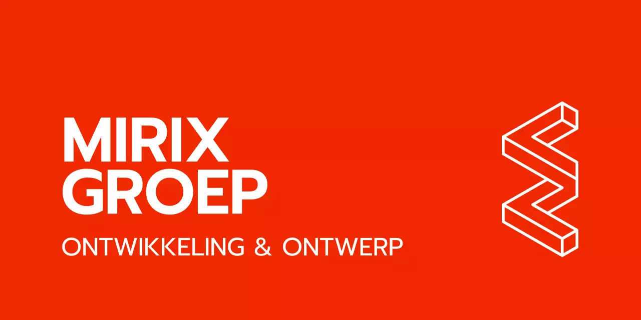 Rood bedrijfswelkomstpakket merchandise header tag