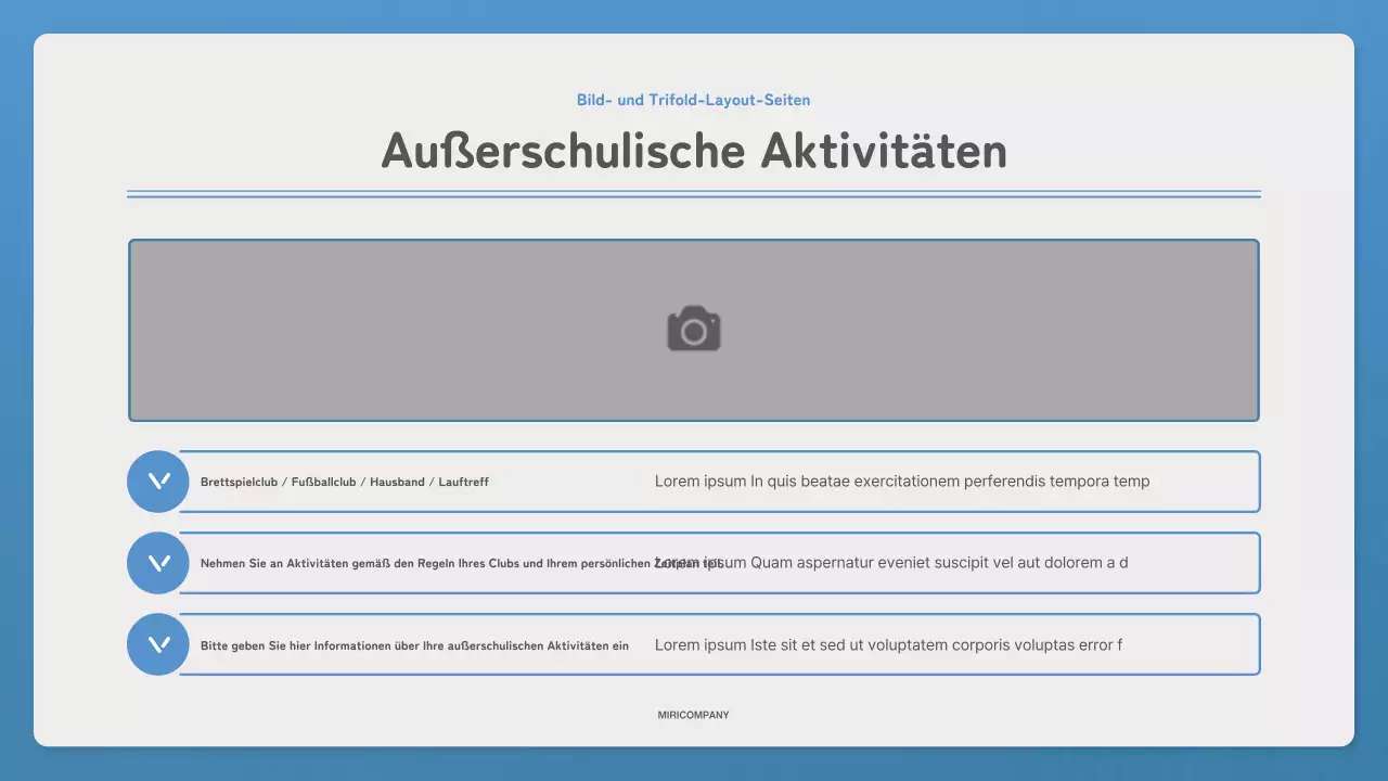 Bewerben Sie Ihren Newsletter mit einem einfachen Brief in Blau und Marineblau