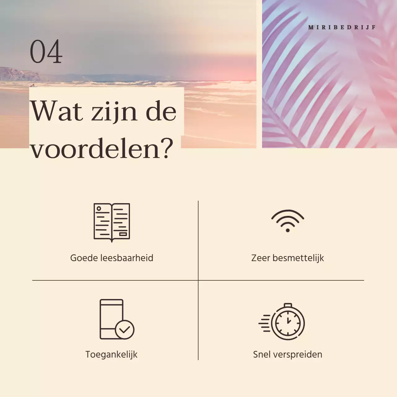 Eenvoudige, gebruiksvriendelijke marketingsjabloonrapporten in ivoorkleur