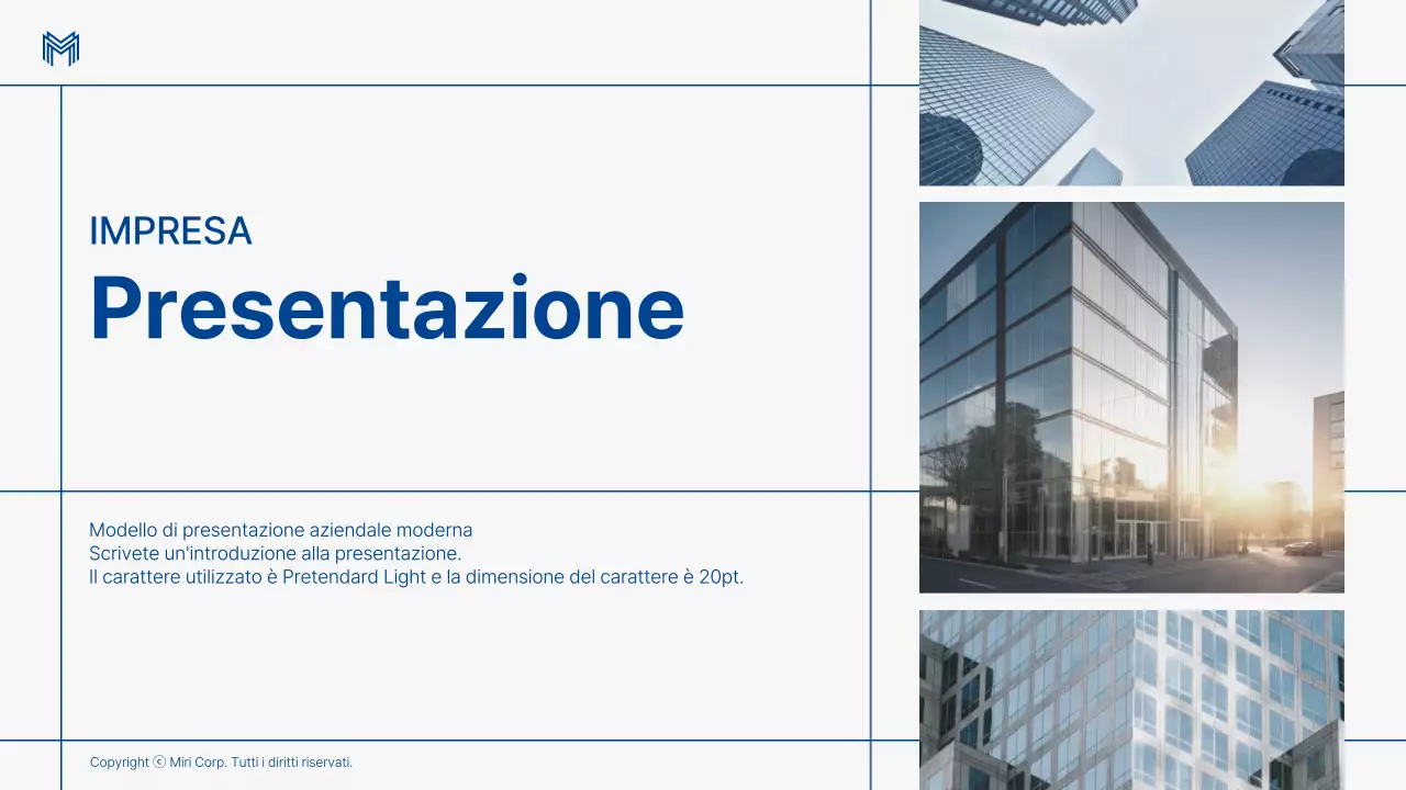 Rapporti di lavoro moderni in blu e grigio
