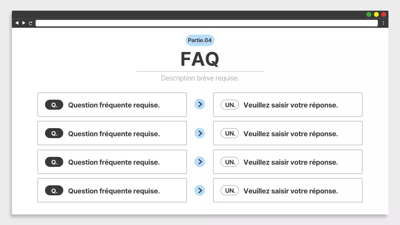 Matériel de formation simple en blanc et noir sur le lieu de travail