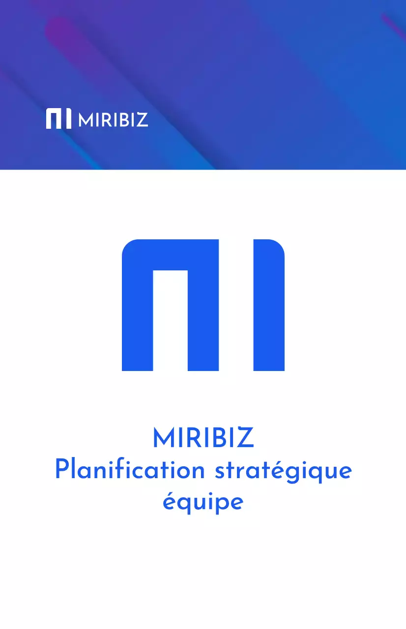 Mise en valeur d'un logo simple et épuré avec un contraste de couleurs bleu et blanc À propos de nous