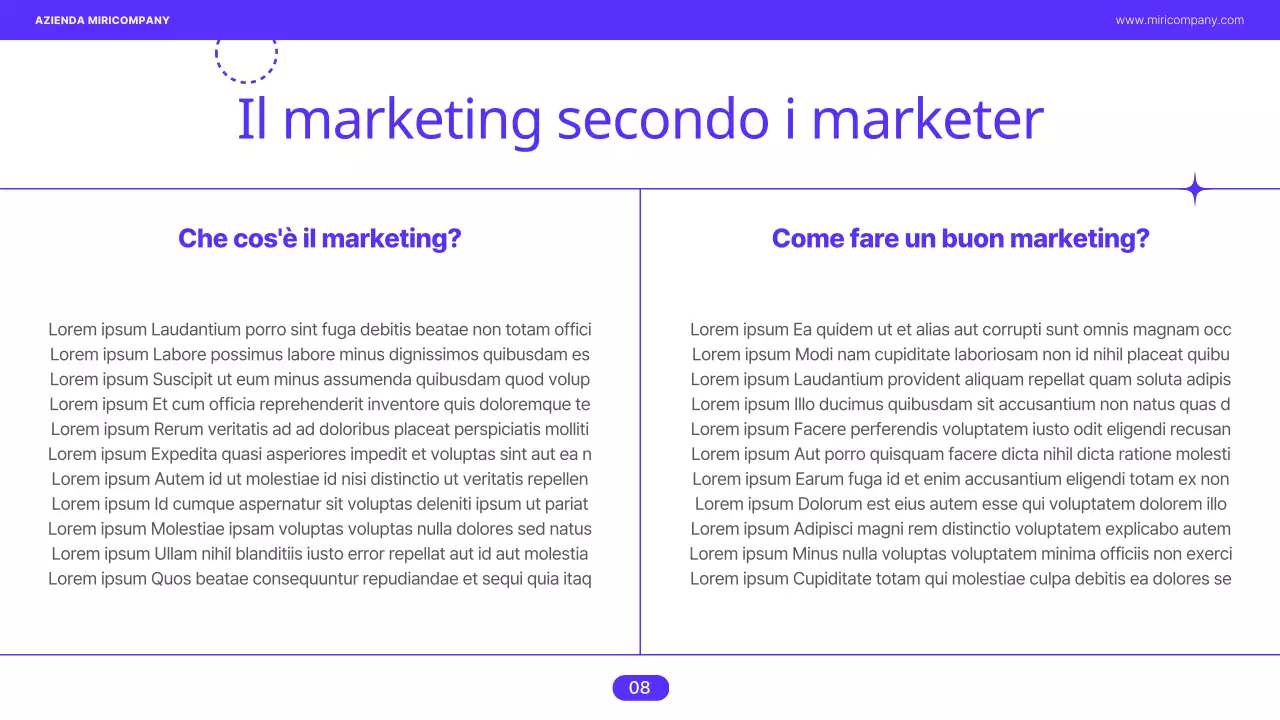 Una guida aziendale kitsch con sfondo bianco