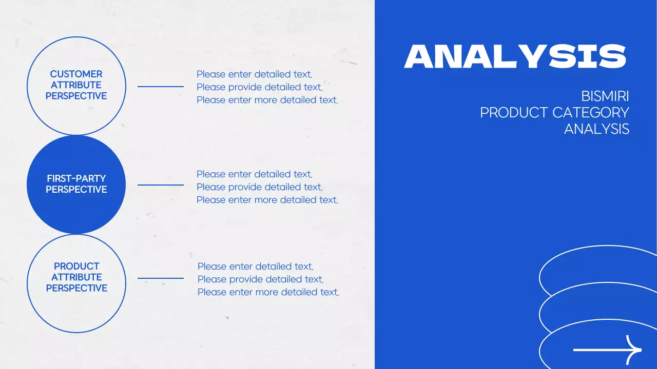 회색과 파랑의 미니멀한 시장조사 보고서