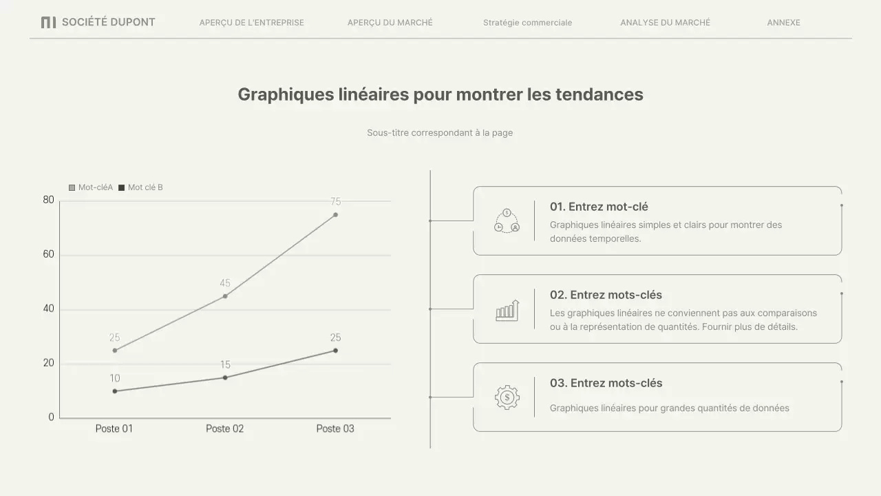 Rapports d'activité simples en beige
